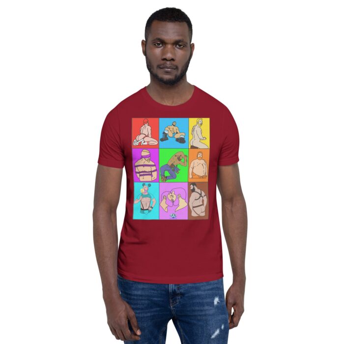 Short Sleeve Tee - Color Block Dudes - Image 7