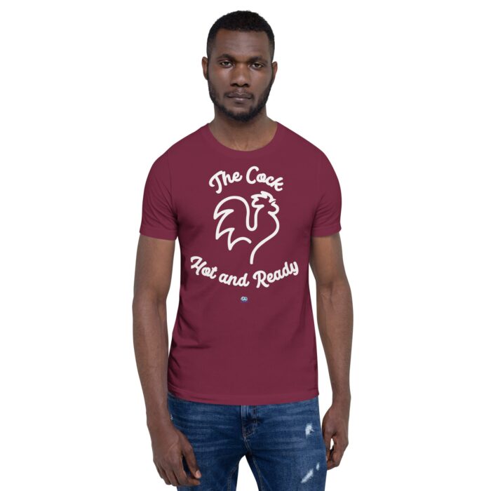 Short Sleeve Tee - The Cock Hot and Ready - Image 2