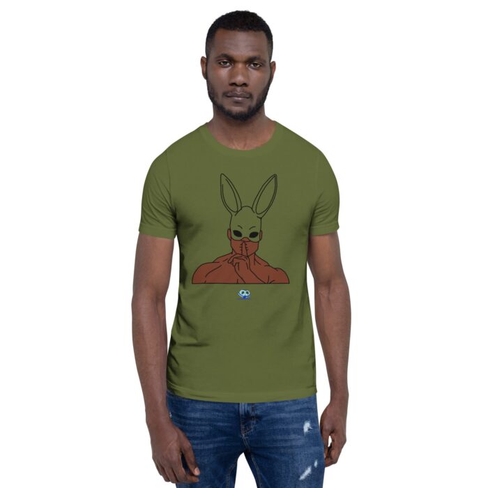 Short Sleeve Tee - Bunny Ear Mask (Easter) - Image 6
