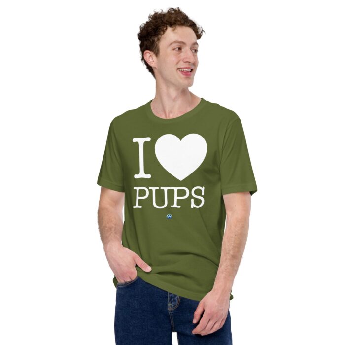 Short Sleeve Tee - I Heart Pups - Image 8