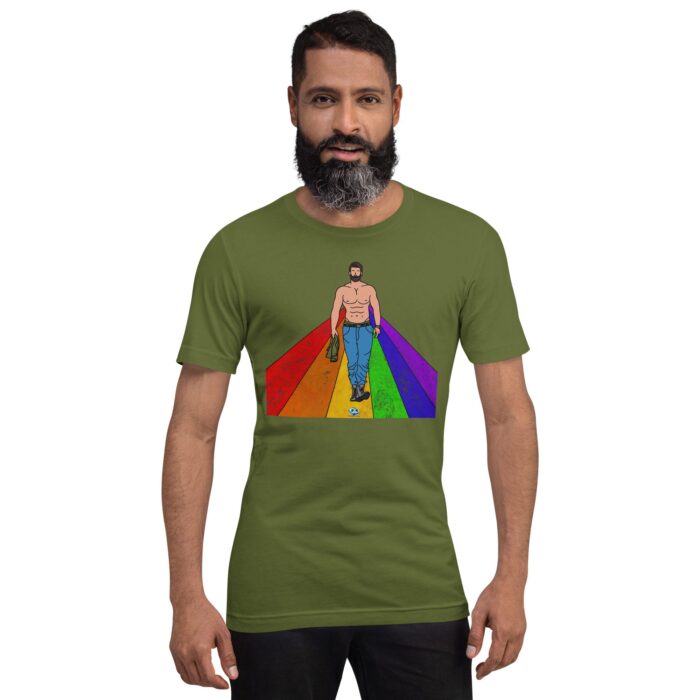 Short Sleeve Tee - Rainbow Road - Image 5