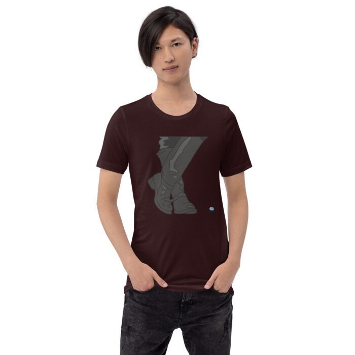Short Sleeve Tee - Leather Boots - Image 2