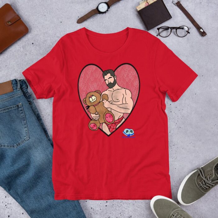 Short Sleeve Tee - Valentine Bear - Image 2
