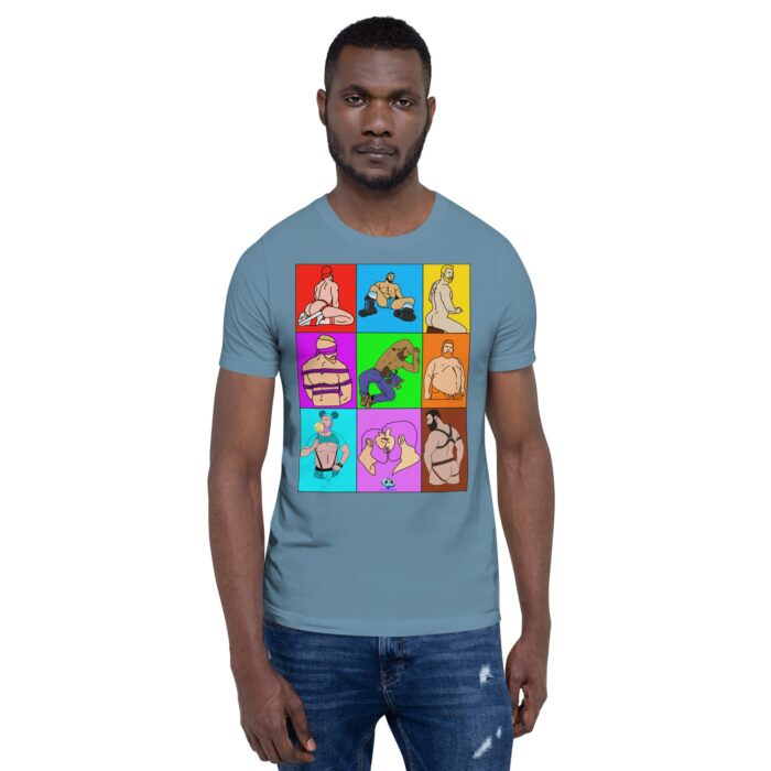 Short Sleeve Tee - Color Block Dudes - Image 55
