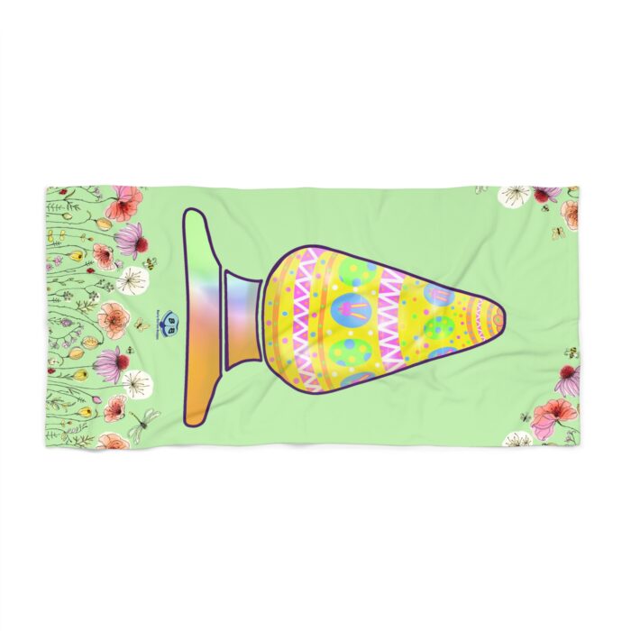Beach Towel - Easter Egg Butt Plug