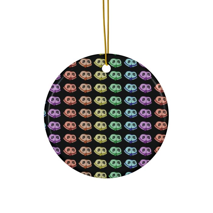 Ceramic Ornament - Little Rainbow Butts