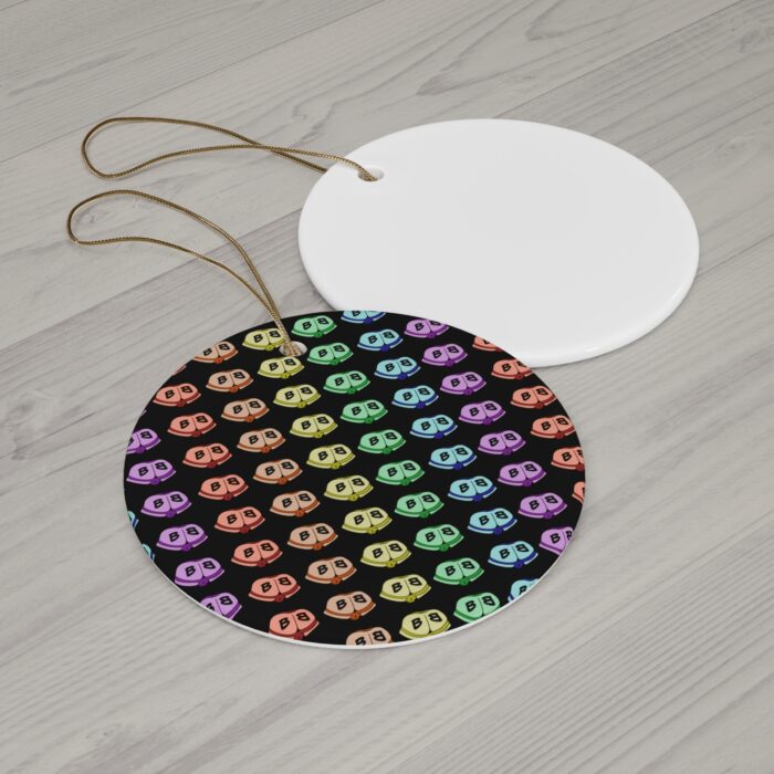Ceramic Ornament - Little Rainbow Butts - Image 2