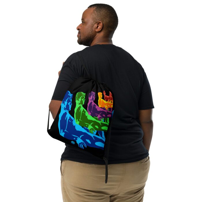 Drawstring bag - 2 Sided Print - Helping Hands - Image 2