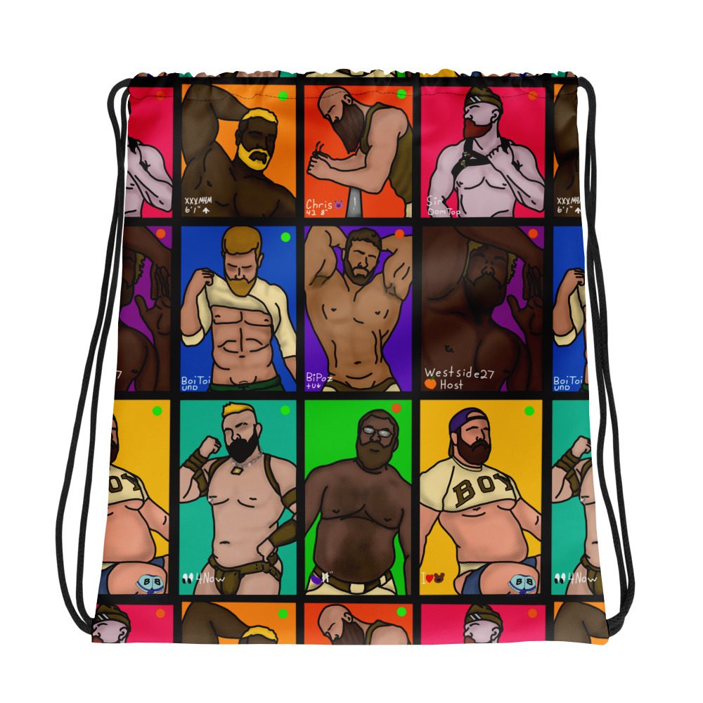 Drawstring bag - 2 Sided Print - What's For Dinner?