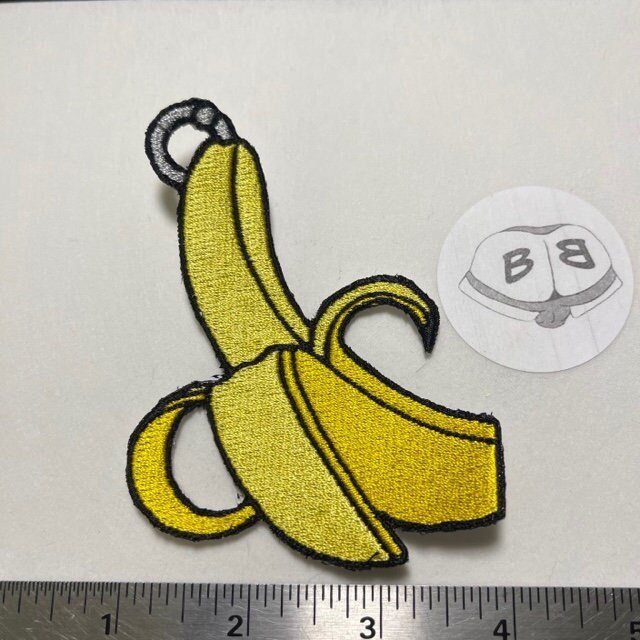 Iron On Patch - Pierced Banana