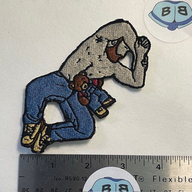 Iron On Patch - Teddy Bear Snuggles