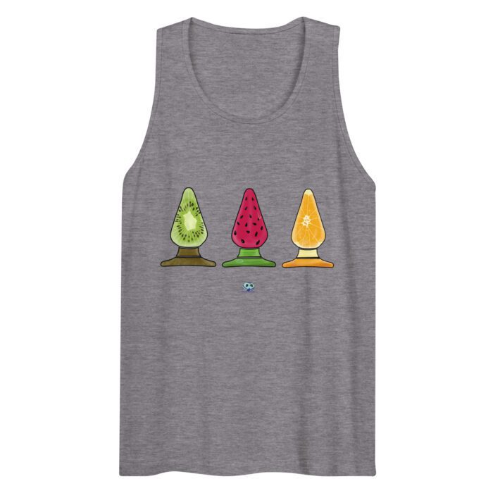 Men’s premium tank top - Fruity Butt Plugs - Image 10