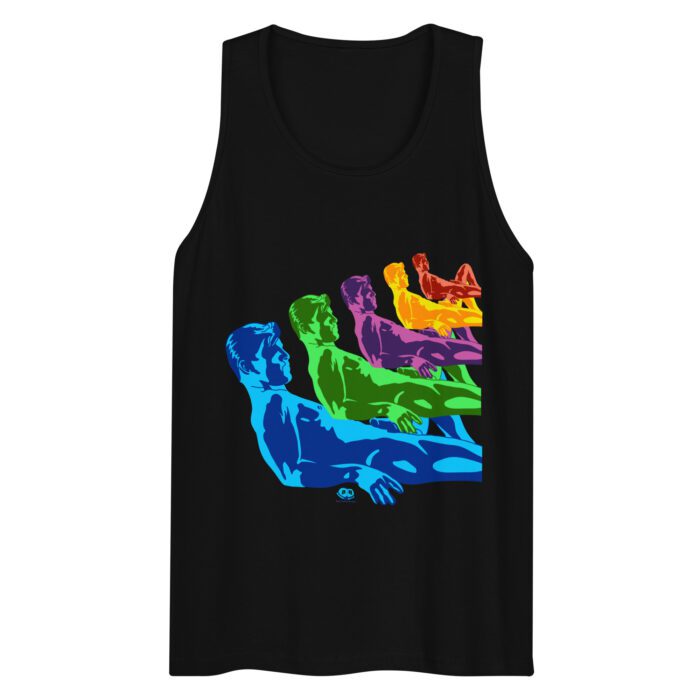 Men’s premium tank top - Helping Hands - Image 2