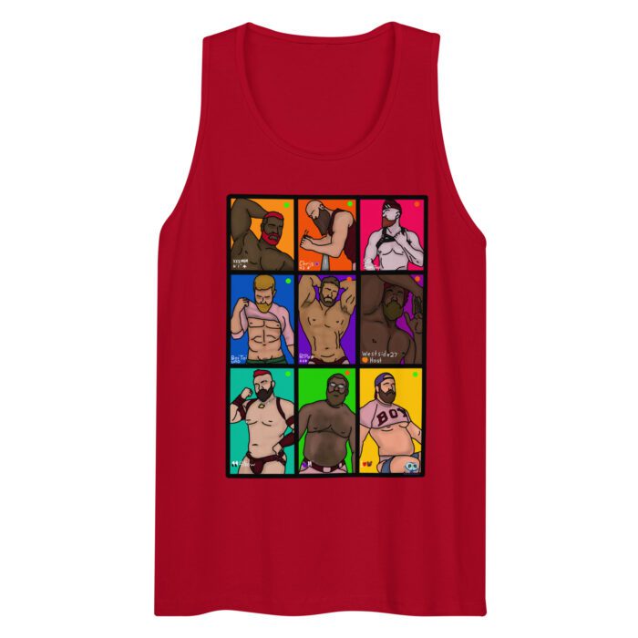 Men’s premium tank top - What's For Dinner? - Image 4