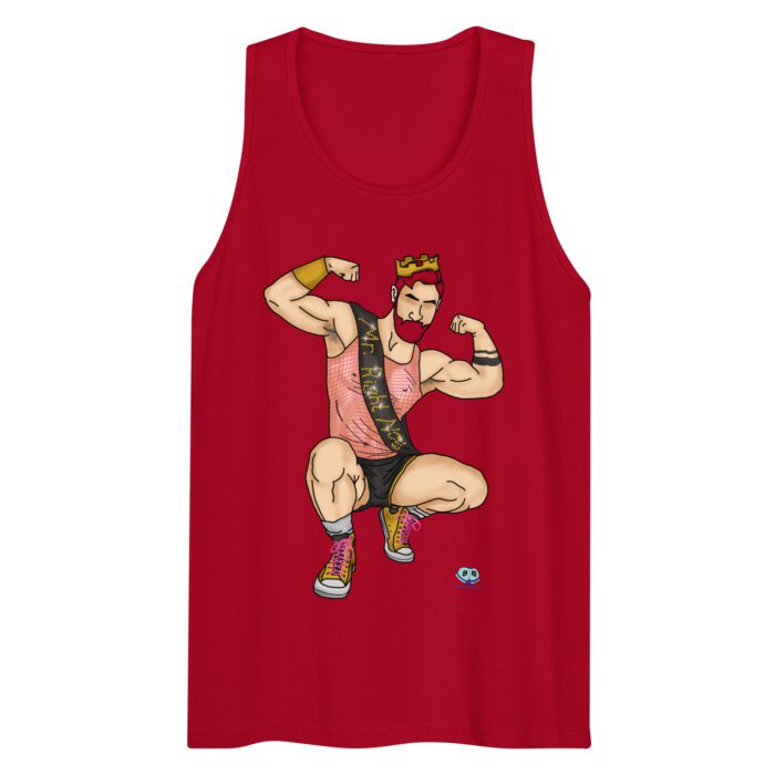 Men’s premium tank top - Mr. Right Now - Image 4