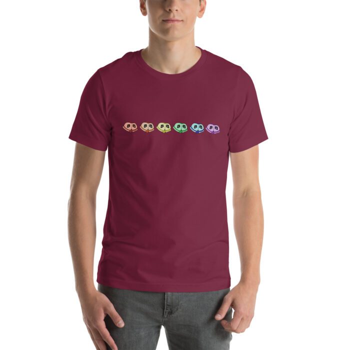 Short Sleeve Tee - Little Rainbow Butts - Image 2