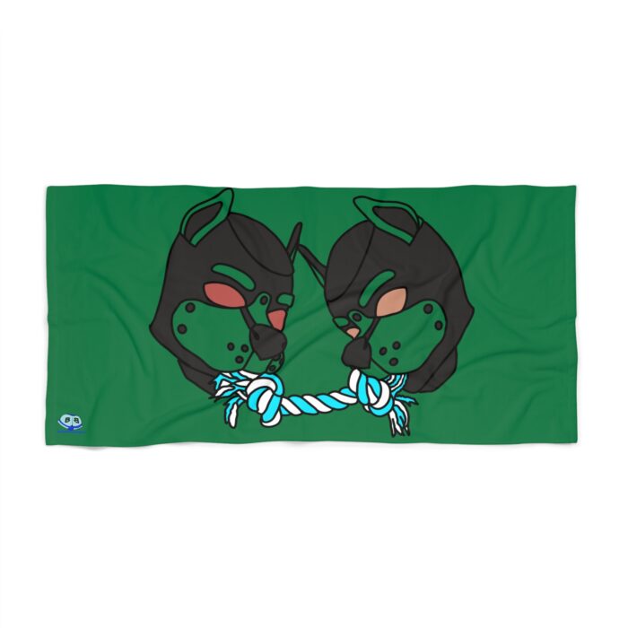 Beach Towel - Tug of War (Green)