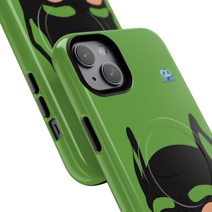 Tough Magnetic iPhone Cases - Pup Mask (Green) - Image 20