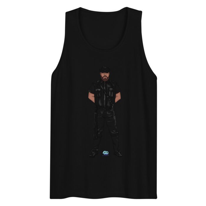 Men’s premium tank top - A Man of Leather - Image 2