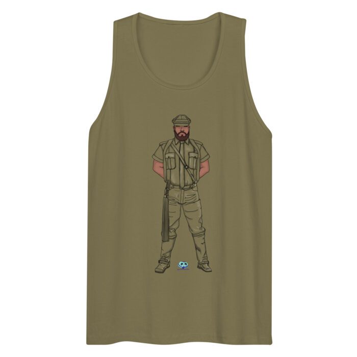 Men’s premium tank top - A Man of Leather