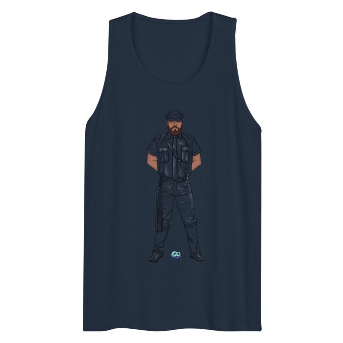 Men’s premium tank top - A Man of Leather - Image 5
