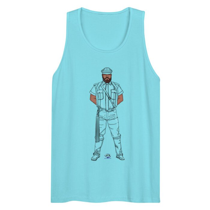 Men’s premium tank top - A Man of Leather - Image 11